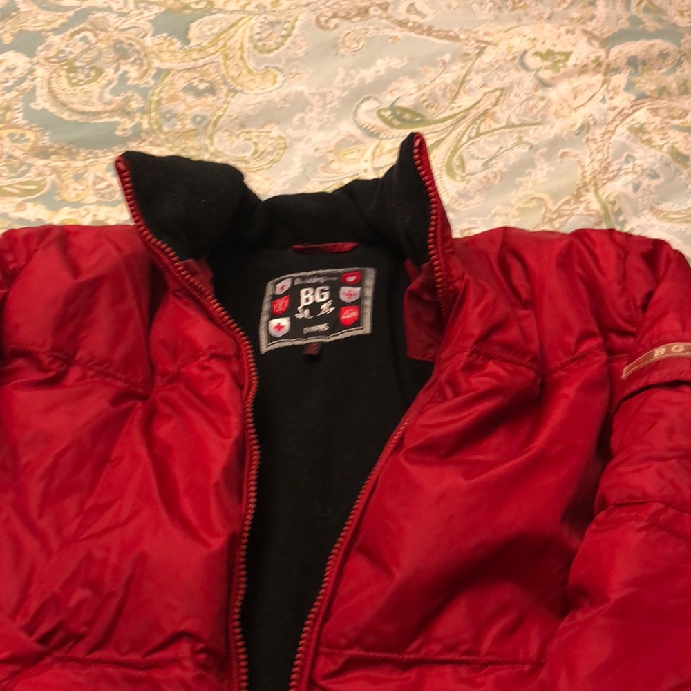 Red downs Jacket - Picture 2 of 3